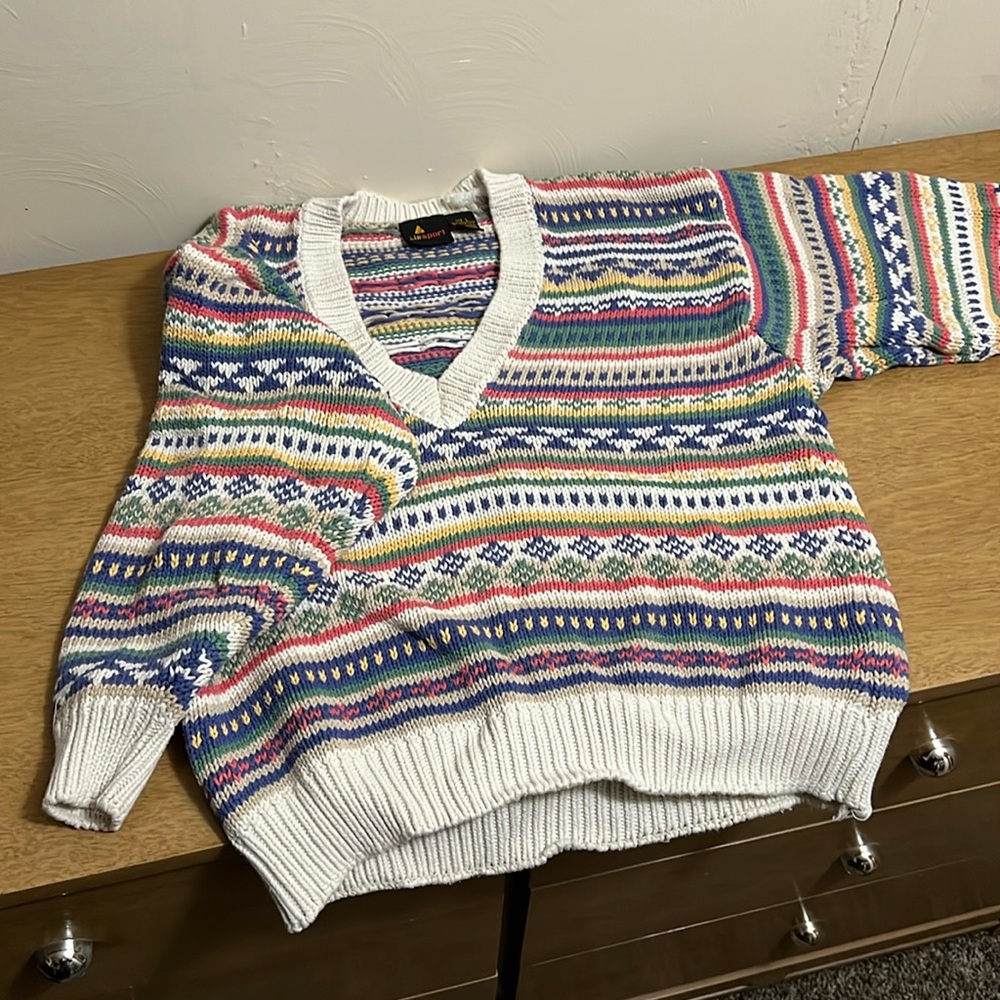 Liz Sport Cotton Sweater 90s Vintage